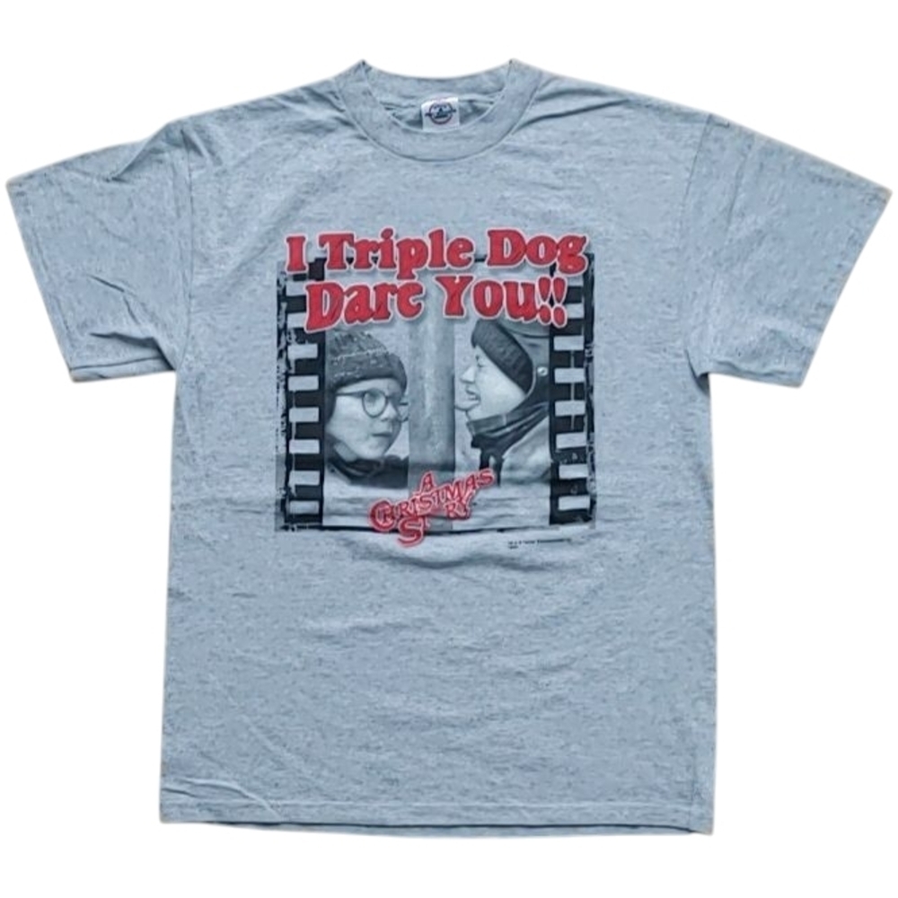 VTG 2005 A Christmas Story I triple dog dare you Tee Size (M)